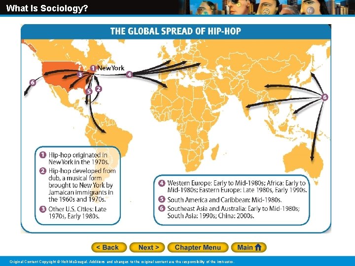 What Is Sociology? Original Content Copyright © Holt Mc. Dougal. Additions and changes to