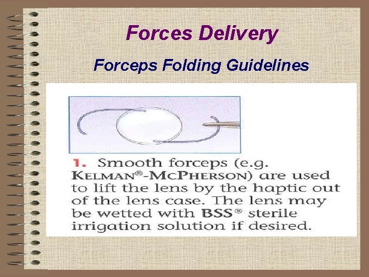 Forces Delivery Forceps Folding Guidelines 