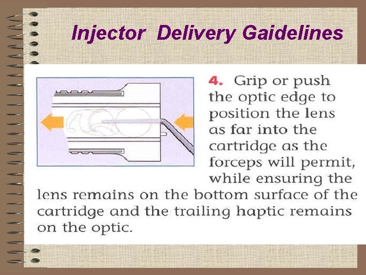 Injector Delivery Gaidelines 