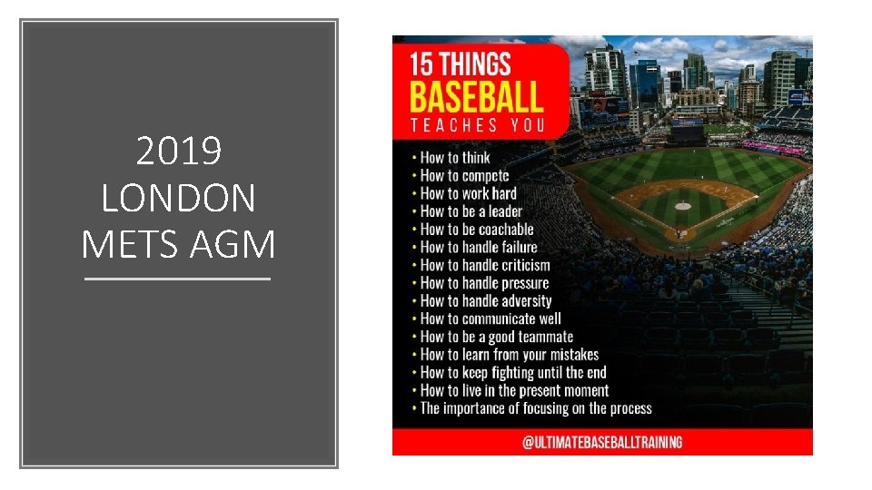 2019 LONDON METS AGM 