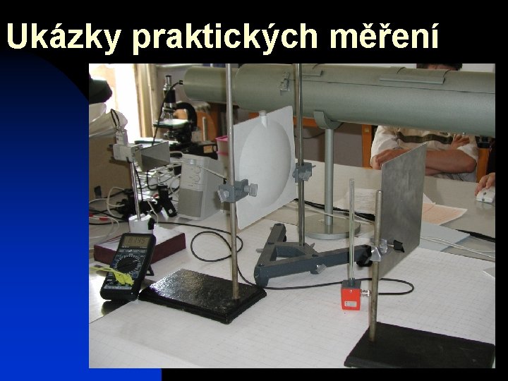 Ukázky praktických měření 