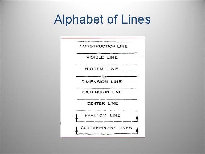 Alphabet of Lines 