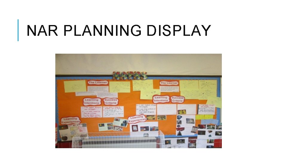 NAR PLANNING DISPLAY 