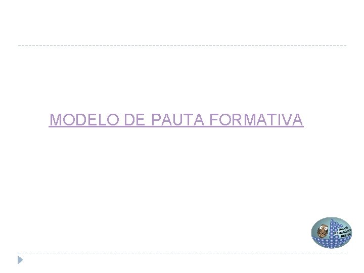 MODELO DE PAUTA FORMATIVA 