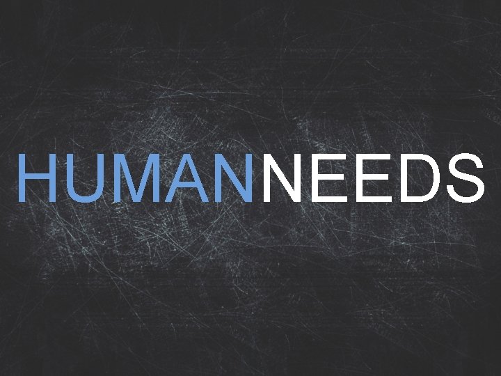 HUMANNEEDS 