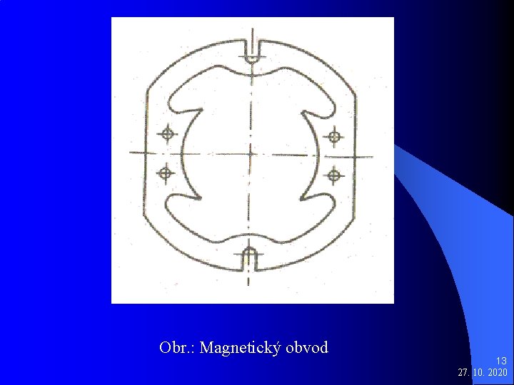 Obr. : Magnetický obvod 13 27. 10. 2020 