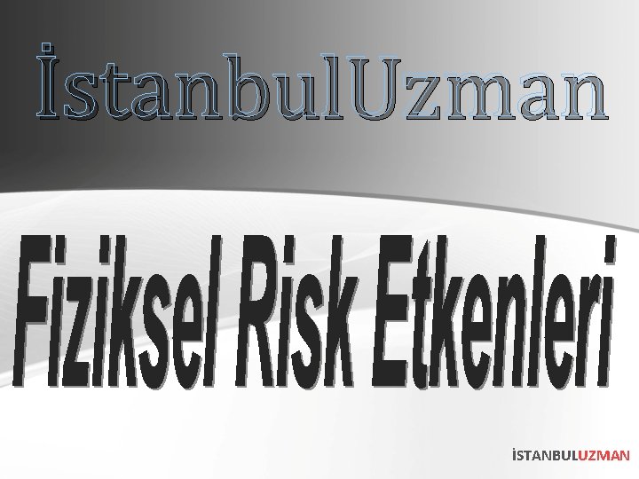 İstanbul. Uzman İSTANBULUZMAN 