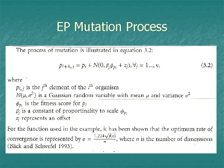 EP Mutation Process 