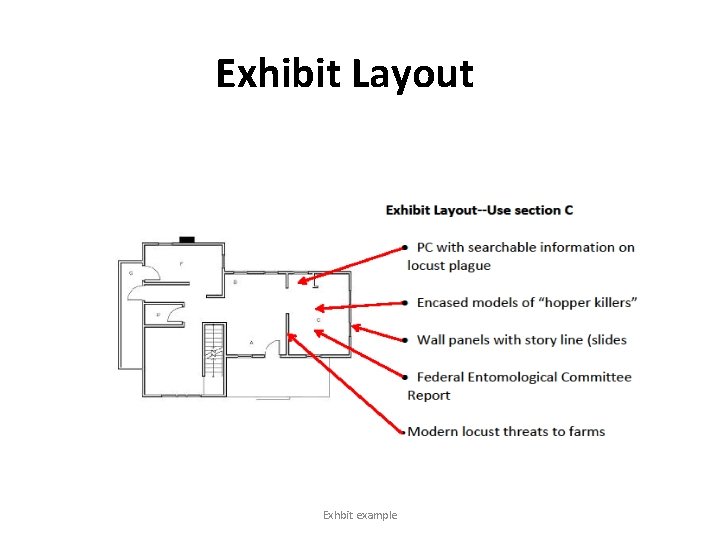 Exhibit Layout Exhbit example 