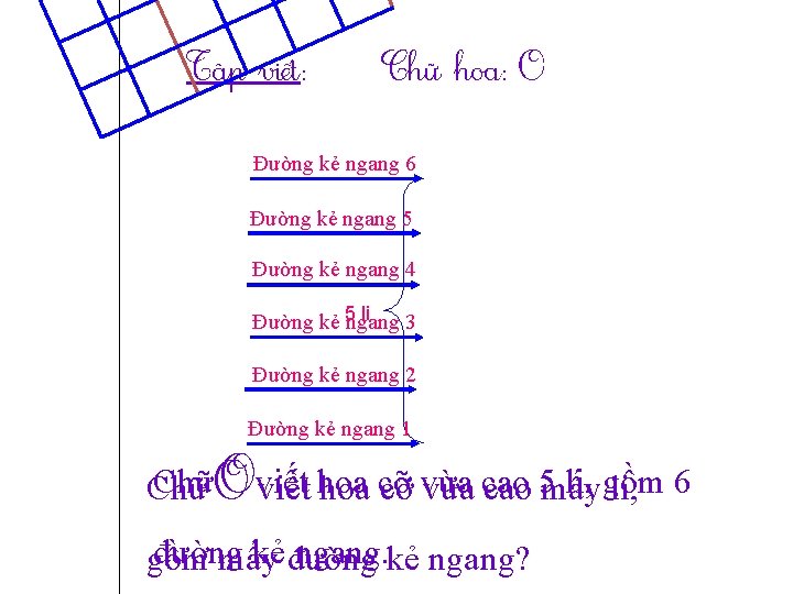 Tập νμĞt: CȄữ hΞ: O Đường kẻ ngang 6 Đường kẻ ngang 5 Đường