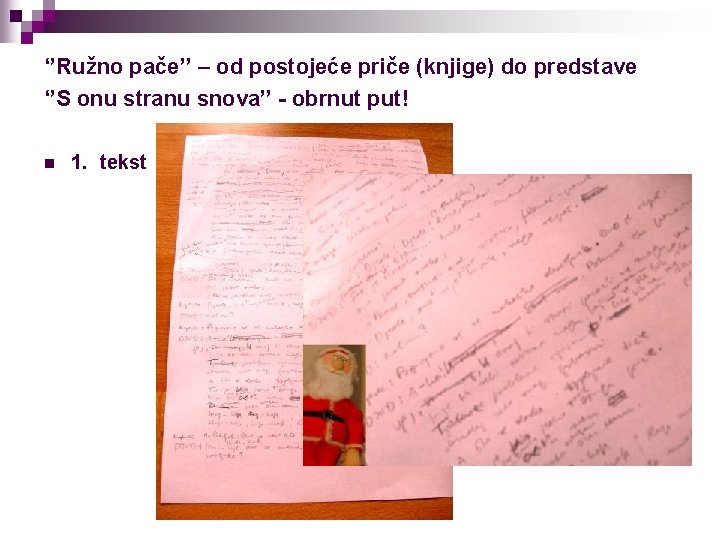 ‘’Ružno pače’’ – od postojeće priče (knjige) do predstave ‘’S onu stranu snova’’ -