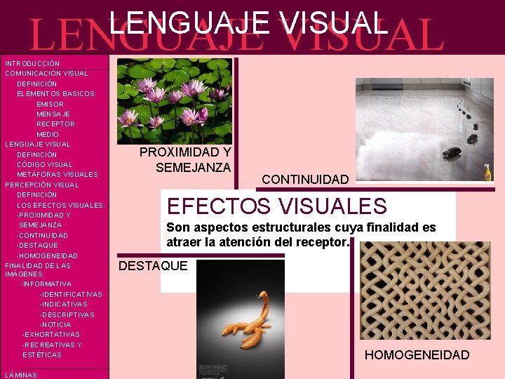 LENGUAJE VISUAL INTRODUCCIÓN COMUNICACIÓN VISUAL DEFINICIÓN ELEMENTOS BASICOS: EMISOR MENSAJE RECEPTOR MEDIO LENGUAJE VISUAL
