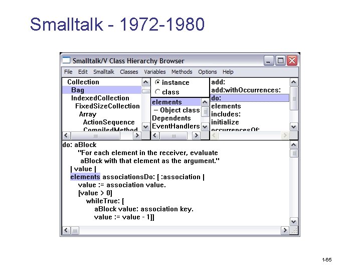 Smalltalk - 1972 -1980 1 -65 