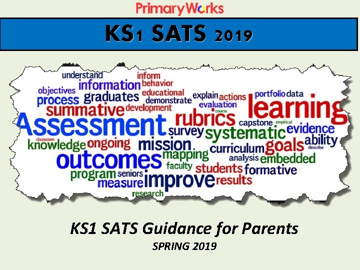 KS 1 SATS 2019 KS 1 SATS Guidance for Parents SPRING 2019 