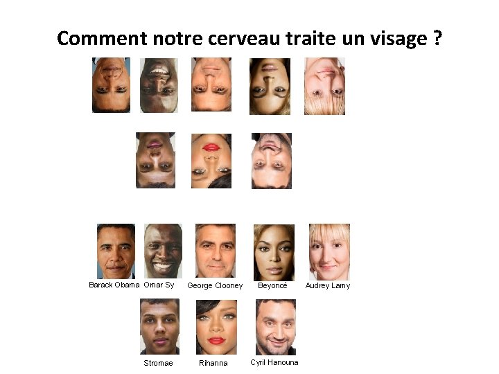 Comment notre cerveau traite un visage ? Barack Obama Omar Sy Stromae George Clooney