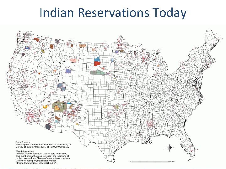 Lands. Indian Lost by. Reservations Native Americans (1894) Today 