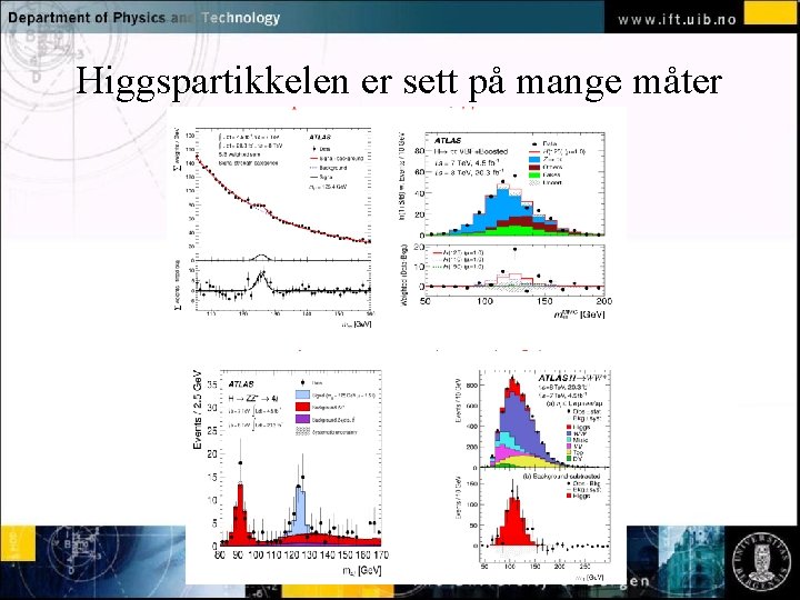Higgspartikkelen er sett på mange måter Normal text - click to edit 
