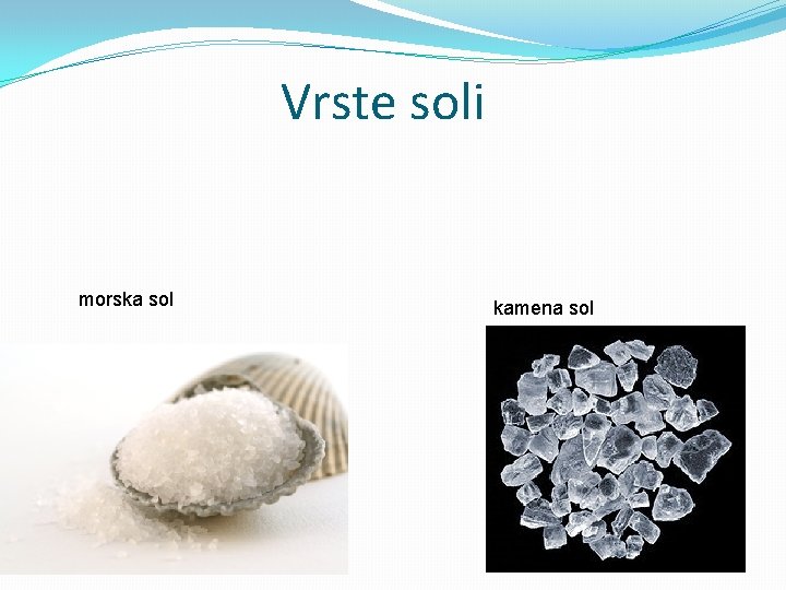  Vrste soli morska sol kamena sol 