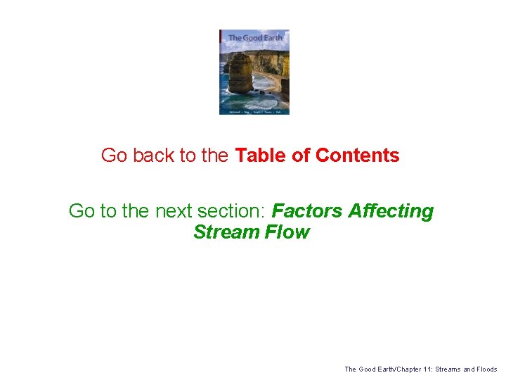 Go back to the Table of Contents Go to the next section: Factors Affecting