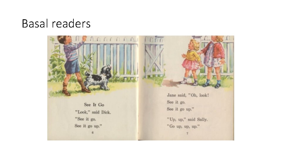 Basal readers 