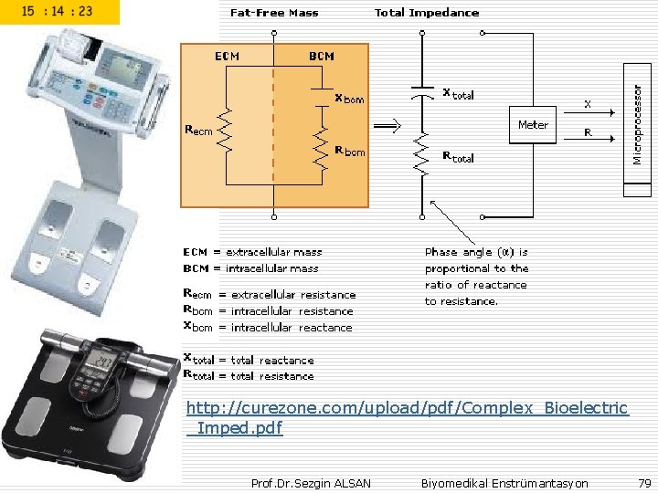 http: //curezone. com/upload/pdf/Complex_Bioelectric _Imped. pdf Prof. Dr. Sezgin ALSAN Biyomedikal Enstrümantasyon 79 