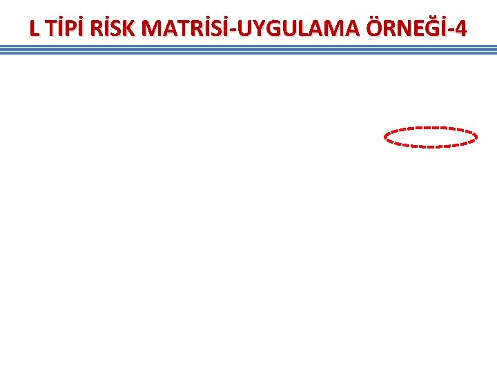 L TİPİ RİSK MATRİSİ-UYGULAMA ÖRNEĞİ-4 L TİPİ RİSK MATRİSİ-UYGULAMA ÖRNEĞİ-4