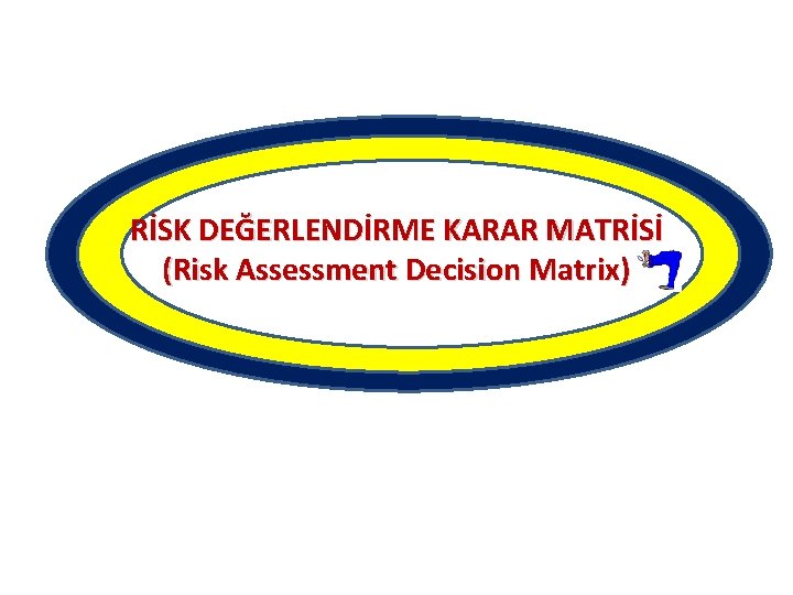 RİSK DEĞERLENDİRME KARAR MATRİSİ (Risk Assessment Decision Matrix) RİSK DEĞERLENDİRME KARAR MATRİSİ (Risk Assessment Decision Matrix)
