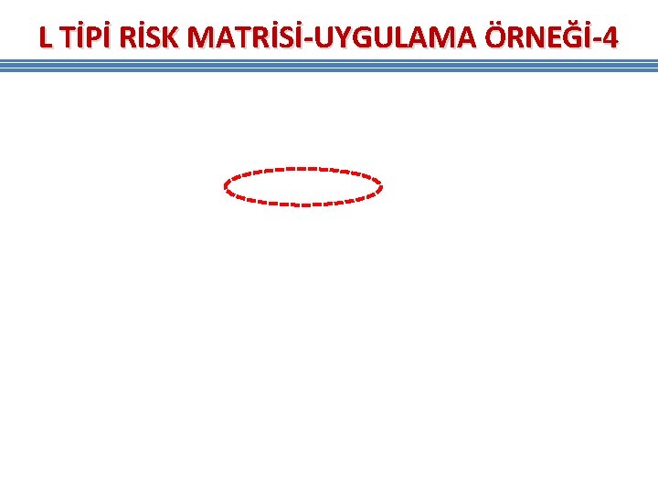 L TİPİ RİSK MATRİSİ-UYGULAMA ÖRNEĞİ-4 L TİPİ RİSK MATRİSİ-UYGULAMA ÖRNEĞİ-4