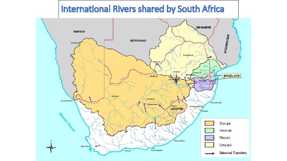 International Rivers shared by South Africa 11 