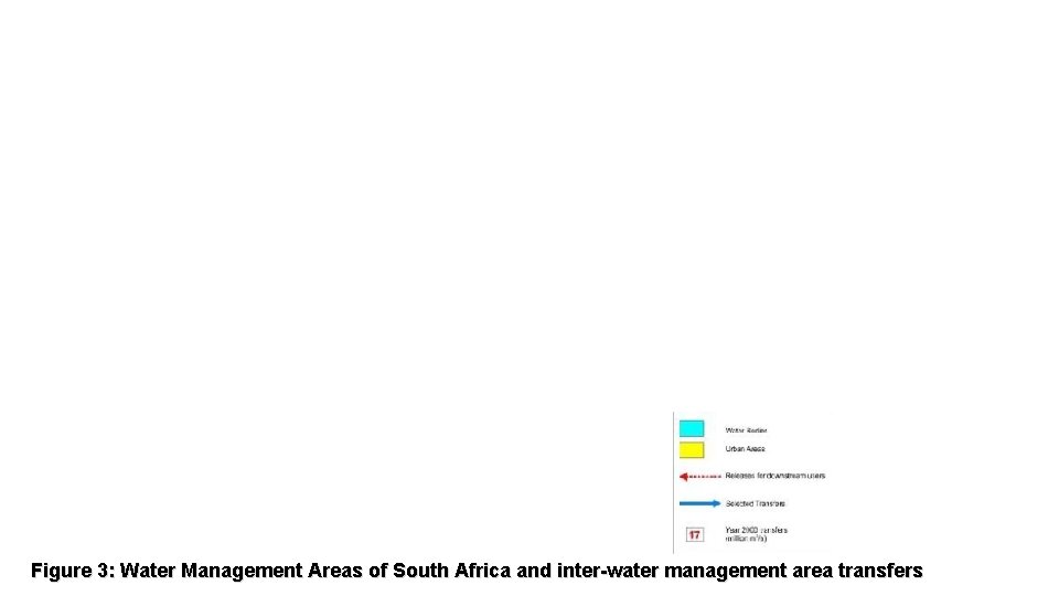 Figure 3: Water Management Areas of South Africa and inter-water management area transfers 