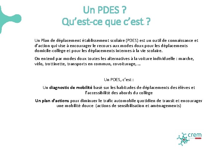 Un PDES ? Qu’est-ce que c’est ? Un Plan de déplacement établissement scolaire (PDES)