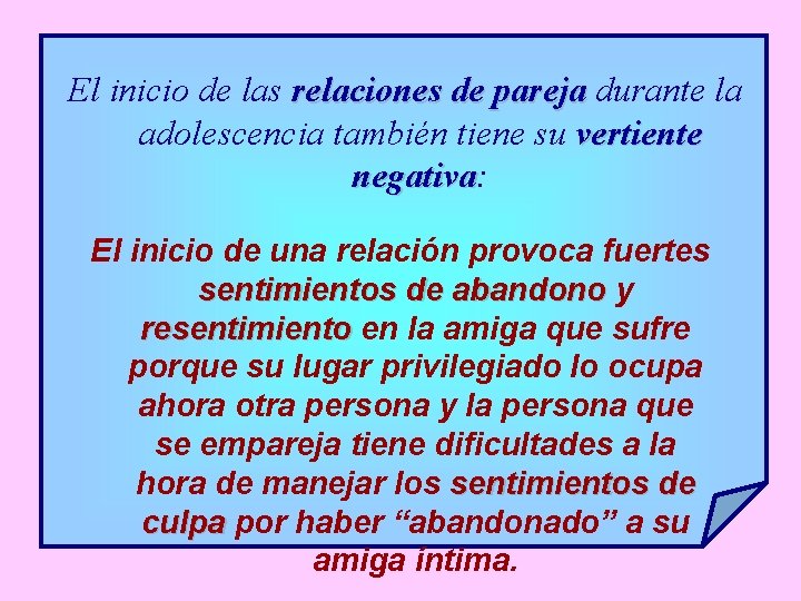 El inicio de las relaciones de pareja durante la adolescencia también tiene su vertiente