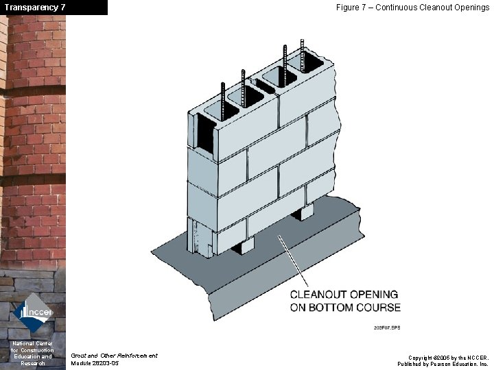 Transparency 7 National Center for Construction Education and Research Figure 7 – Continuous Cleanout