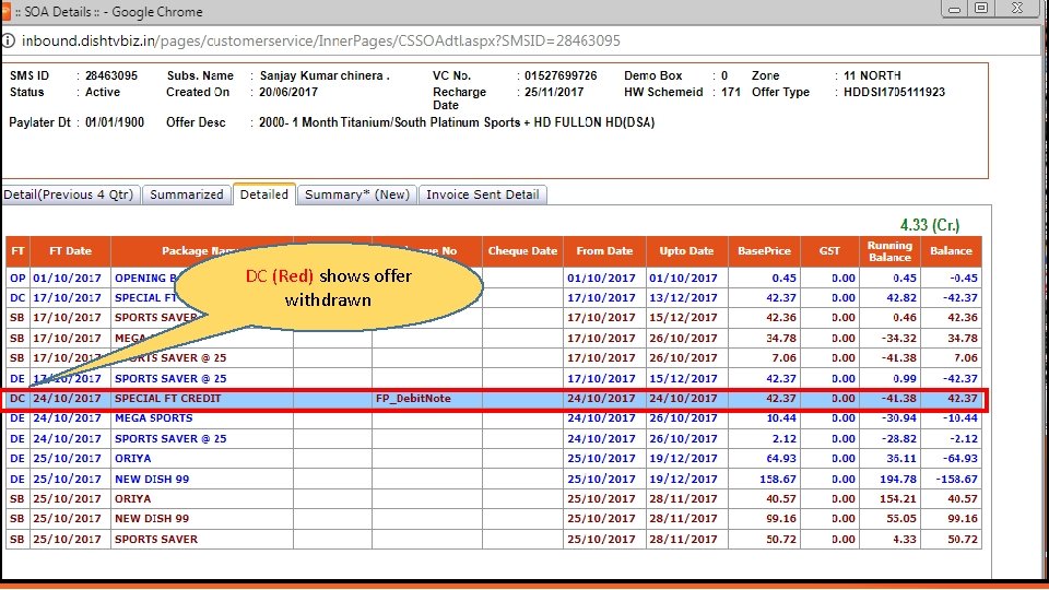 DC (Red) shows offer withdrawn 