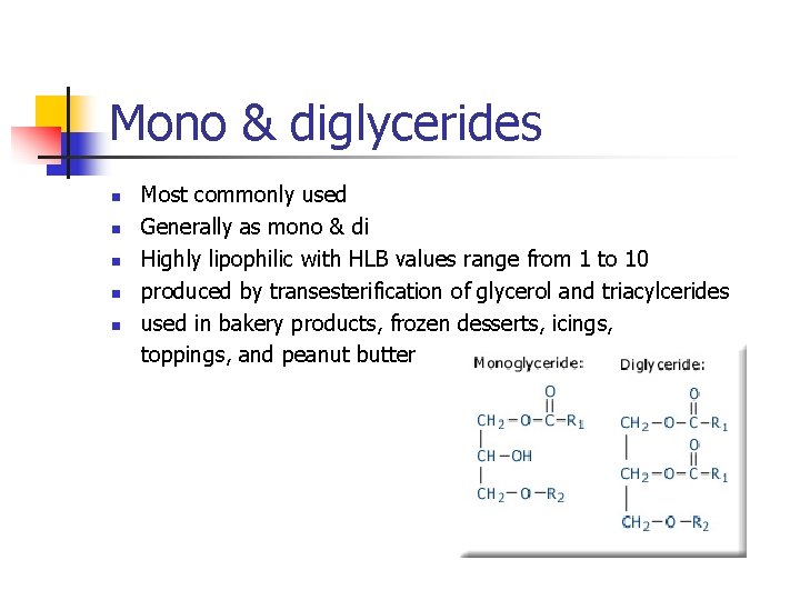 SURFACTANTS EMULSIFIERS PRIMARY OBJECTIVES n n n FORM