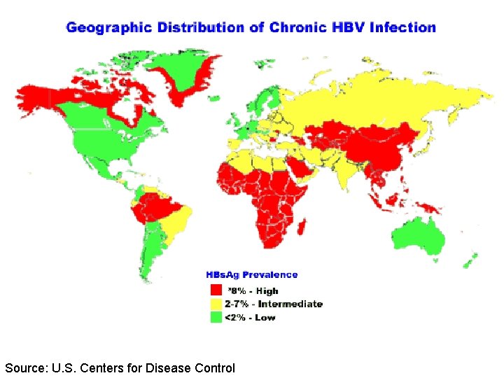 Source: U. S. Centers for Disease Control 