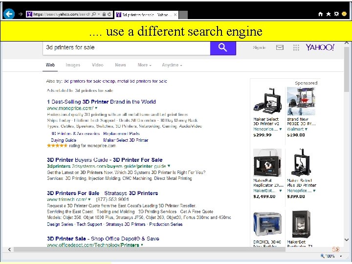 . . use a different search engine 58 Copyright 2018 by Janson Industries 