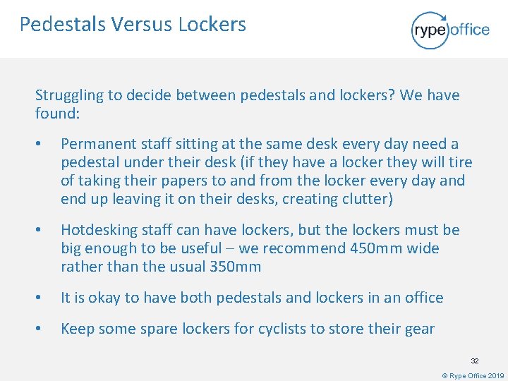 Pedestals Versus Lockers Struggling to decide between pedestals and lockers? We have found: •