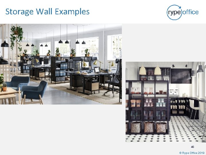 Storage Wall Examples 46 © Rype Office 2019 