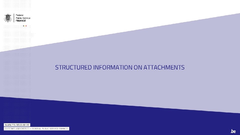 STRUCTURED INFORMATION ON ATTACHMENTS 
