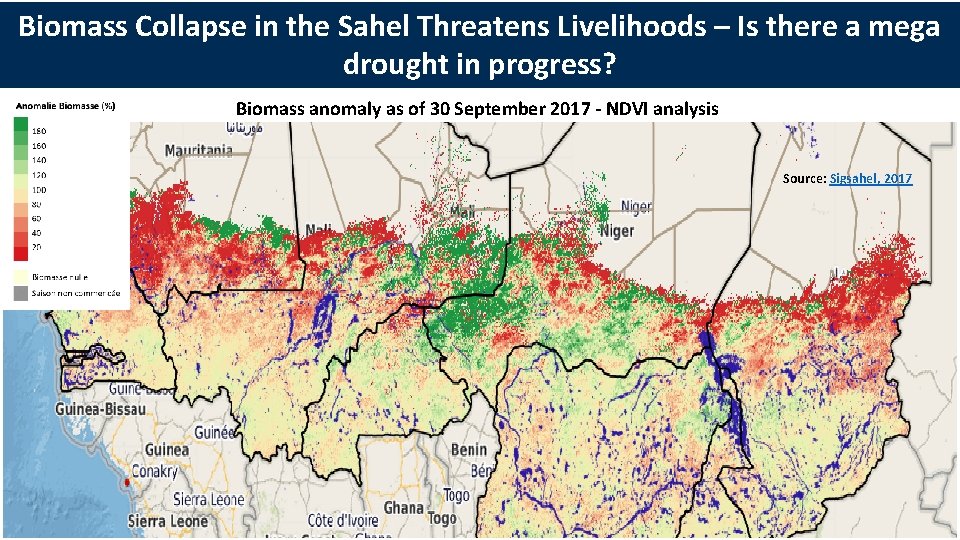 Biomass Collapse in the Sahel Threatens Livelihoods – Is there a mega drought in