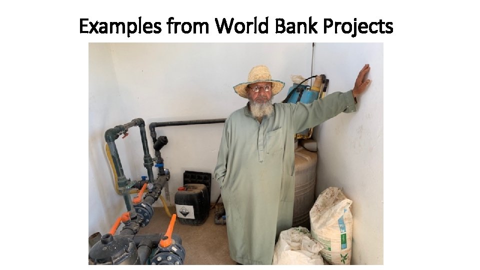 Examples from World Bank Projects 