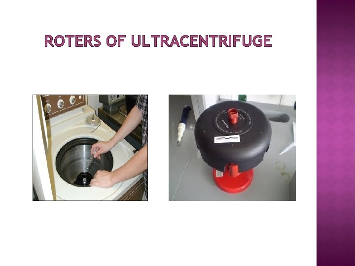 ROTERS OF ULTRACENTRIFUGE 