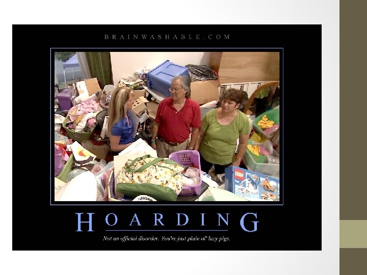 Who Hoards? 