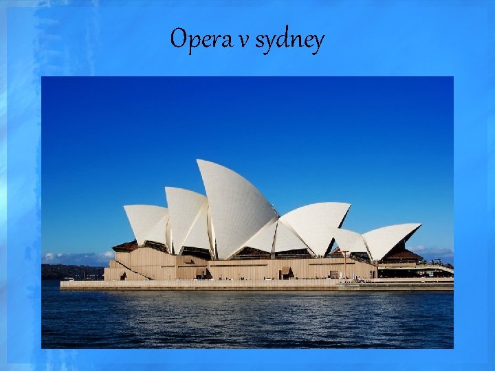 Opera v sydney 