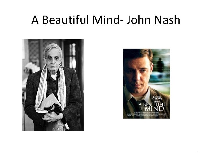 A Beautiful Mind- John Nash 10 