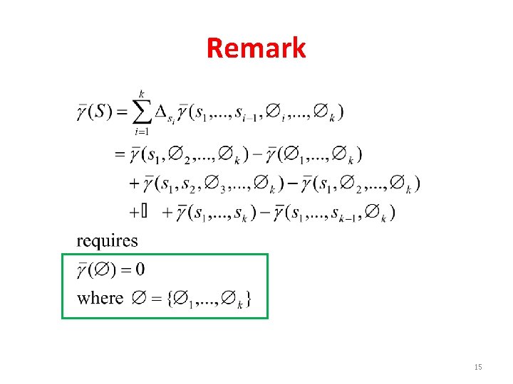 Remark 15 