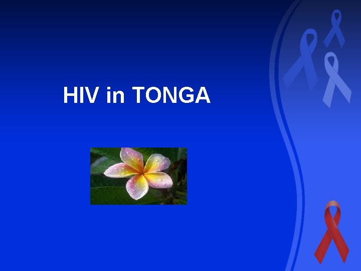 HIV in TONGA 