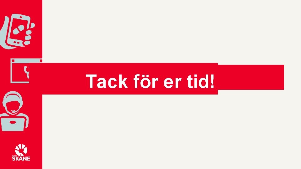 Tack för er tid! 