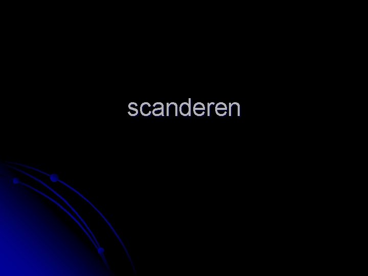 scanderen 